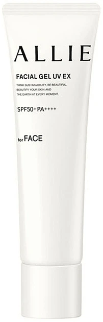 Солнцезащитный гель для лица - Kanebo Allie Chrono Beauty Facial Gel UV EX SPF50+ PA++++ 60g (1239893-699919870-2) - Фото 1 Солнцезащитный гель для лица - Kanebo Allie Chrono Beauty Facial Gel UV EX SPF50+ PA++++ 60g (1239893-699919870-2) - изображение 1