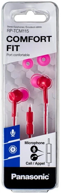 Дротові навушники Panasonic RP-TCM115GC-P Pink - зображення 2