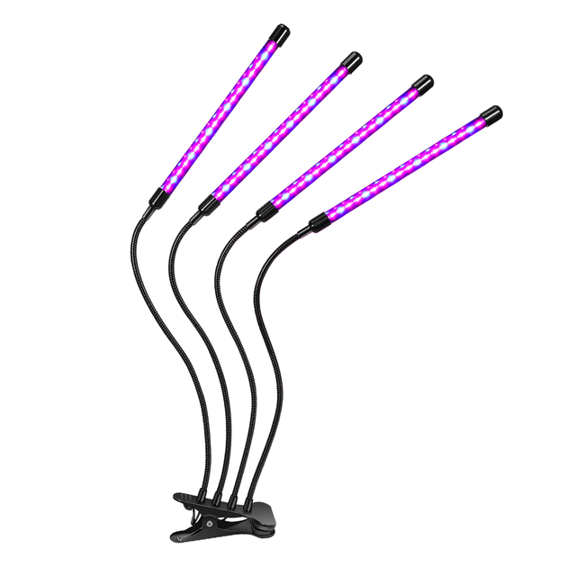 Фітолампа фіто лампа для рослин розсади орхідеї гнучка світлодіодна лед led фітосвітильник регулювання яскравості кольору лампи фітолампи фітосвітильники для росту і вирощування кімнатних квітів (FL-02) - зображення 10