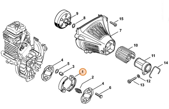 Koło sprzęgła Stihl do pił łańcuchowych (41801602000) - obraz 3