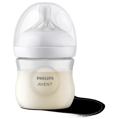 Набор для кормления новорожденных Philips AVENT Natural Природный Поток бутылочка 125 мл + пустышка Ultra Air 0-6 мес (SCD837/10) - изображение 5