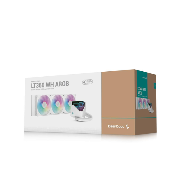 Система водяного охолодження DeepCool LT360 ARGB White (R-LT360-WHAMNC-G-1) - зображення 7