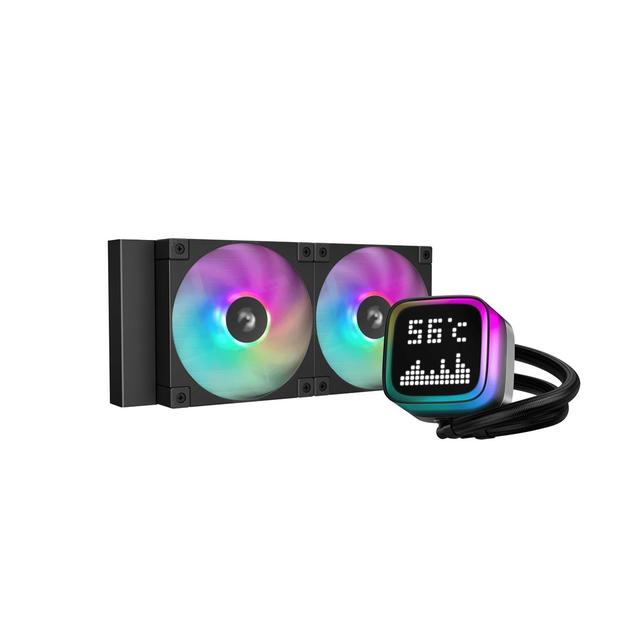 Система водяного охолодження DeepCool LP240 ARGB Black (R-LP240-BKMSNC-G-1) - зображення 1