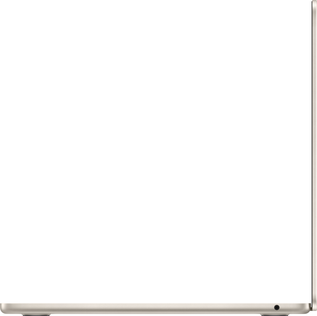 Laptop Apple MacBook Air 13.6" M3 16/256GB 2024 (MC8J4D/A) Starlight - obraz 3