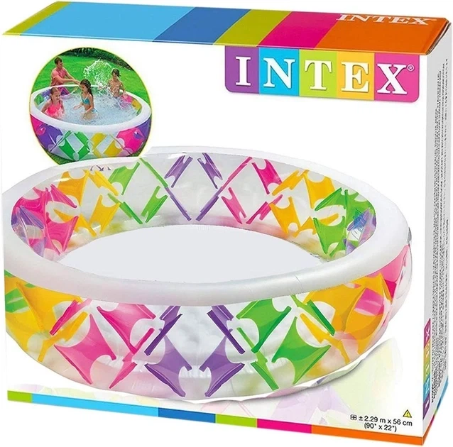 Детский надувной бассейн Intex с мягким дном 229х229х57 см 772 л (56494) - Фото 5 Детский надувной бассейн Intex с мягким дном 229х229х57 см 772 л (56494) - изображение 5