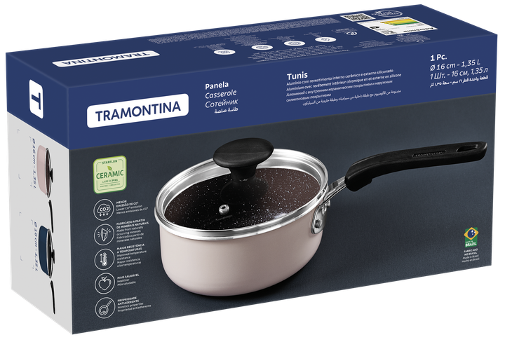 Ківш Tramontina Tunis (1.35 л) 16 см (7067746) - изображение 2