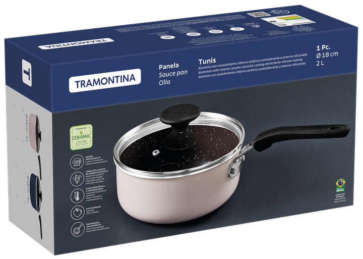 Ківш Tramontina Tunis (2 л) 18 см (7067748) - изображение 2