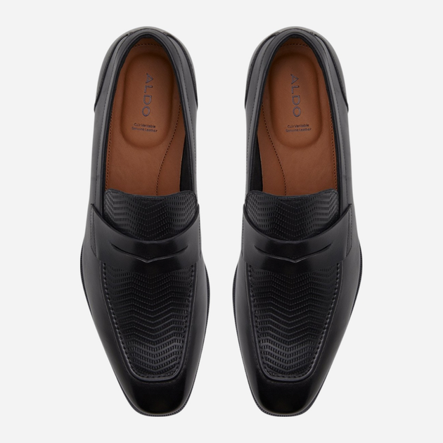 Loafersy męskie skórzane ALDO 13618346-009 44 (11US) 27.9 cm Czarne (57005038088) - obraz 5