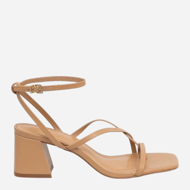 Sandały damskie na słupku ALDO 13655414-259 37 (6.5US) 23.4 cm Ciemnobeżowe (57005591491) - obraz 1