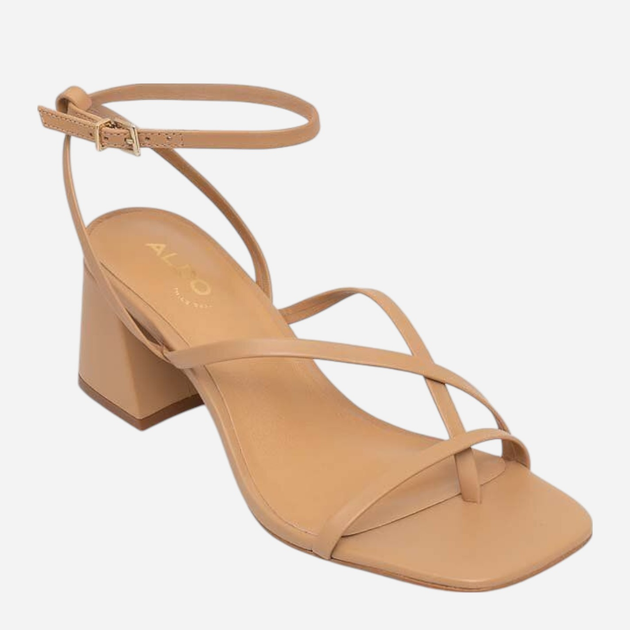 Sandały damskie na słupku ALDO 13655414-259 36 (6US) 23 cm Ciemnobeżowe (57005591460) - obraz 2