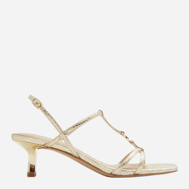 Sandały damskie na niskim obcasie ALDO 13740408-711 38 (7.5US) 24.3 cm Złote (58822873715) - obraz 1