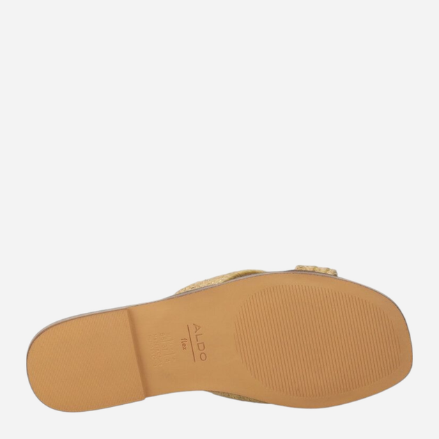 Klapki damskie eleganskie ALDO 13740382-711 38 (7.5US) 24.3 cm Złote (58822868254) - obraz 5