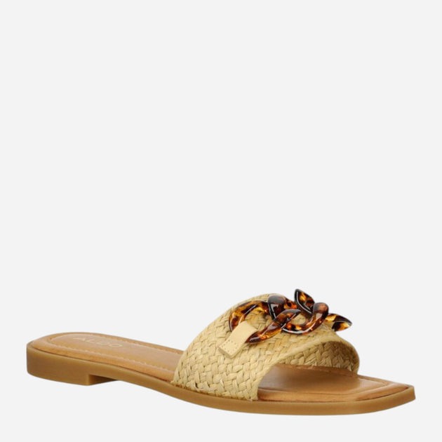 Klapki damskie ALDO 13740476-109 38 (7.5US) 24.3 cm Beżowe (58822881727) - obraz 2