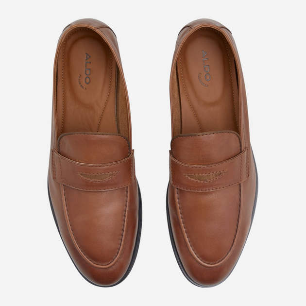 Loafersy męskie skórzane ALDO 13749093-220 43.5 (10.5US) 27.5 cm Brązowe (60207028573) - obraz 5