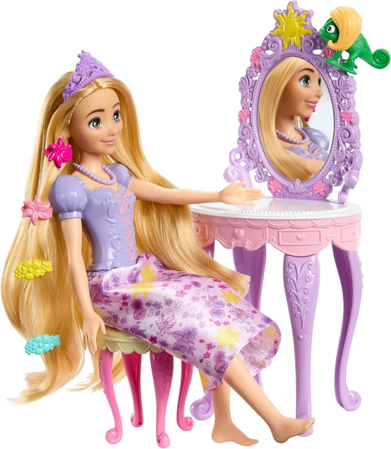 Лялька Mattel Disney Princess Лялька Рапунцель з туалетним столиком (0194735121588) - зображення 2