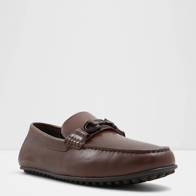 Mokasyny męskie skórzane ALDO 13750575-201 44 (11US) 27.9 cm Ciemnobrązowe (60207058907) - obraz 2