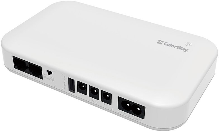 ИБП для роутера ColorWay 10000mAh 21W DC 5V/9V/12V/24V White (CW-PB100LI3WT) - изображение 2