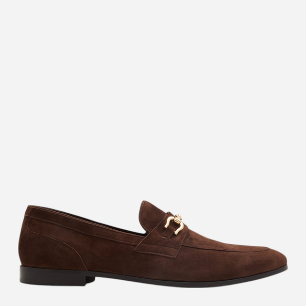 Loafersy męskie skórzane ALDO 13576836-201 42 (9US) 26.3 cm Ciemnobrązowe (747544377358) - obraz 1