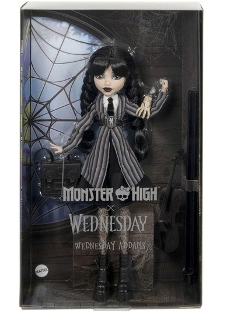 Лялька Monster High Monster Венздей в шкільній формі (0194735230488) - зображення 1