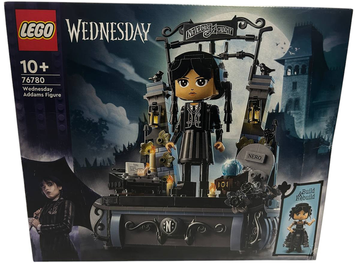 Zestaw klockow LEGO Wednesday: Figurka Wednesday Addams 702 elementy (76780) (955555908121690) - Outlet - obraz 2