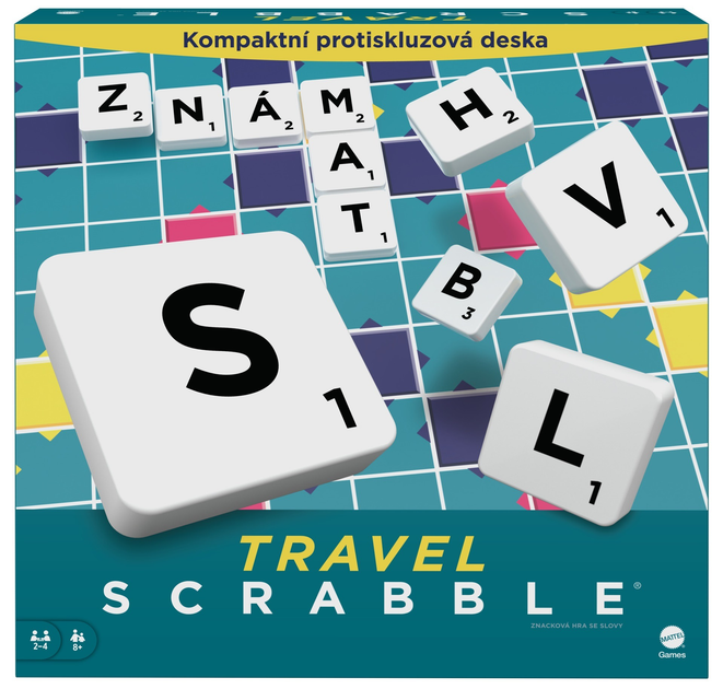 Настільна гра Mattel TRAVEL Scrabble CZ (0194735244744) - зображення 1