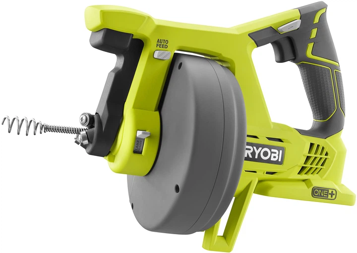 Машина для прочищення труб RYOBI One+ R18DA-0 18В 19-50 мм 7.6 м без АКБ (5133004642) - зображення 3