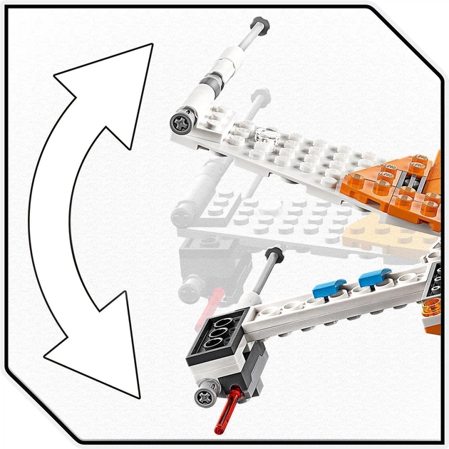 Конструктор LEGO Star Wars Винищувач X-Wing По Демерона 761 деталь (75273) - зображення 8