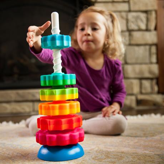 Piramida spiralna Fat Brain Toys SpinAgain (811802020949) - obraz 4