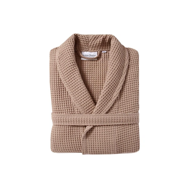 Халат Lotus Home Waffle kahve S (svt-2000022326148) - Фото 6 Халат Lotus Home Waffle kahve S (svt-2000022326148) - изображение 6