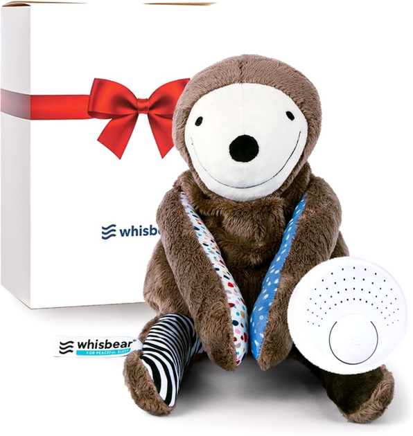 Maskotka Whisbear leniwiec Cry Sensor 30 cm (5907784645739) - obraz 1