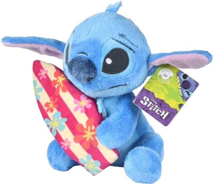 М’яка іграшка Simba Disney Stitch з дошкою 25 см (5400868020021) - зображення 3