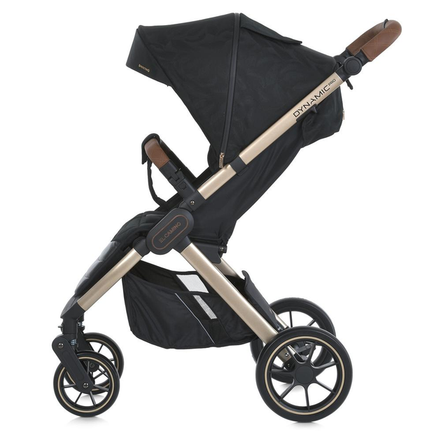 Детская прогулочная коляска EL CAMINO DYNAMIC PRO Special Black ME 1053G-2 , коляска-книжка всесезонная ЧЕРНАЯ - изображение 5