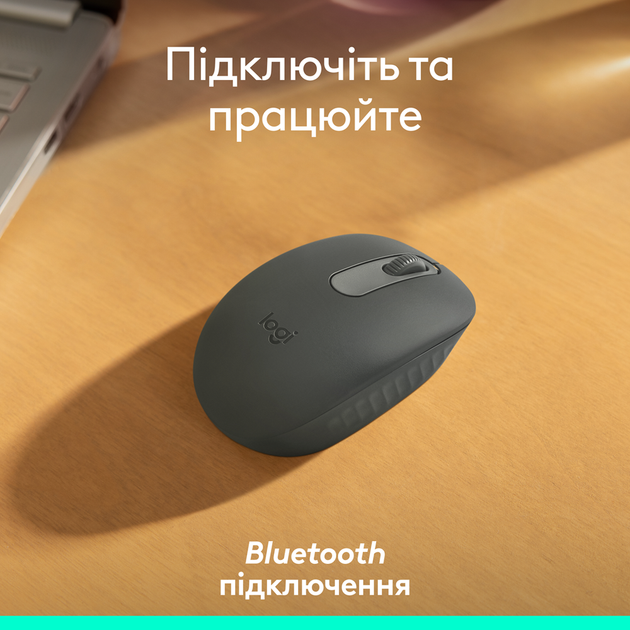 Миша Logitech M196 Bluetooth Graphite (L910-007459) (7031695) - изображение 2