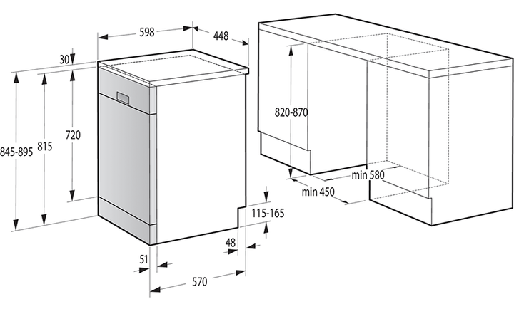 Посудомийна машина Gorenje GS541D10X (6805728) - изображение 2