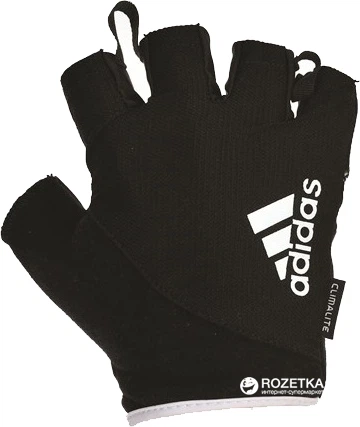 Перчатки для фитнеса Adidas Size L Black-White (ADGB-12323WH) – фото ...