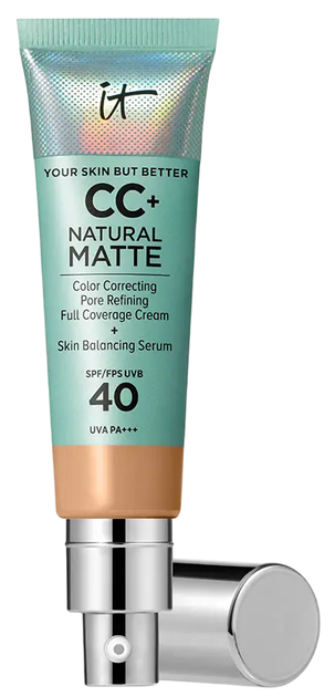 CC-крем для обличчя It Cosmetics Natural Matte SPF 40 Neutral Tan 32 мл (3605972810045) - зображення 1