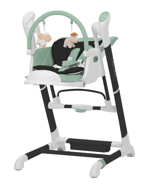 Стульчик для кормления качели Carrello Cascata CRL-10303/1 Tropical Green (CRL-10303/1) - изображение 5