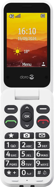 Мобільний телефон Doro Leva L30 LTE Black/White (7322460087463) - зображення 5