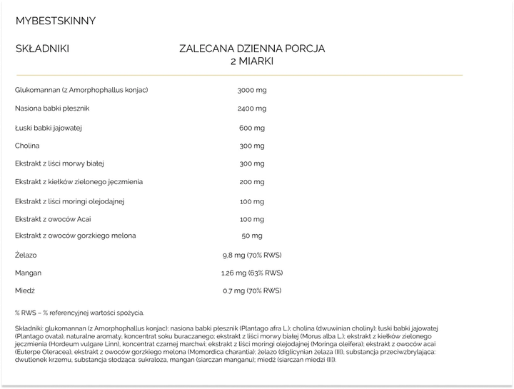 Suplement diety MyBestPharm MyBestSkinny na schudnięcie (5904824651576) - obraz 5