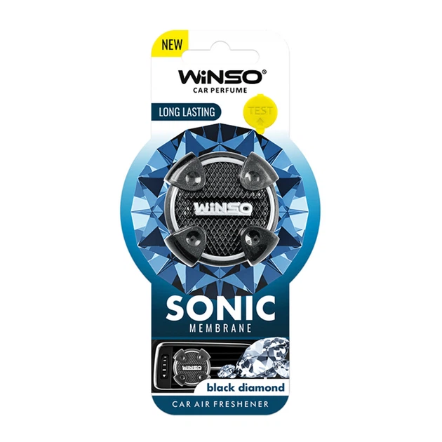 Освіжувач повітря Winso Sonic мембранний на дефлектор - Black Diamond (531040) - Фото 1 Освіжувач повітря Winso Sonic мембранний на дефлектор - Black Diamond (531040) - зображення 1