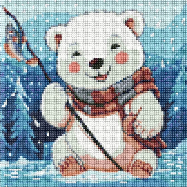 Алмазная мозаика без подрамника 