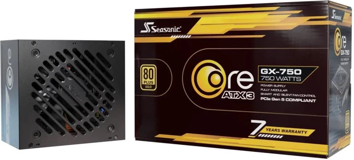 Zasilacz Seasonic Core GX 750W (SRP-CGX751-A5A32SF) - obraz 8