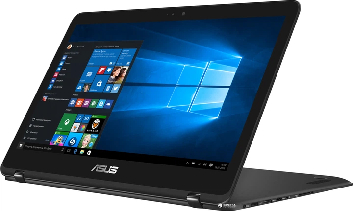 Ноутбук ASUS ZenBook Flip UX360UA (UX360UA-BB285T) Black – фото