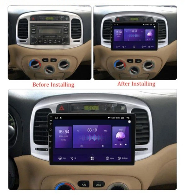 Штатна Магнітола Hyundai Accent 2009-2011 4/64 8 ядер XYAuto 4G DSP CarPlay на Android (М-ХАкц-9-М4) - зображення 5