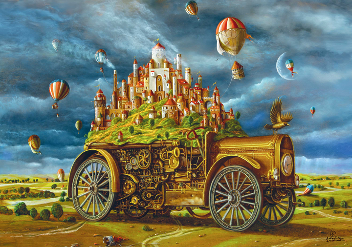 Puzzle Good Loot Arkadiusz Dzielawski Wielka Przeprowadzka 1000 elementów (5908305249368) - obraz 5