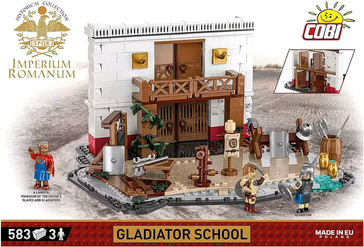 Klocki Cobi imperium rzymskie szkoła gladiatorów 583 elementów (5902251200701) - obraz 4