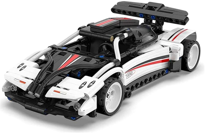 Klocki Cada ZWind Sports Car Biało-czarny 321 elementów (6948061927369) - obraz 4