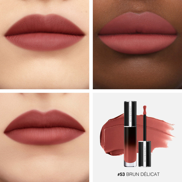 Pomadka w płynie Givenchy Le Rouge Interdit Velvet matowa 53 Brun Delicat 6.5 ml (3274872457560) - obraz 3
