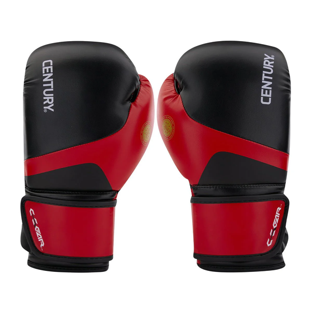 Боксерские перчатки Century Kickboxing Gloves C-GEAR Determination WAKO approved (115540-019) Red/Black 10 унций - изображение 4