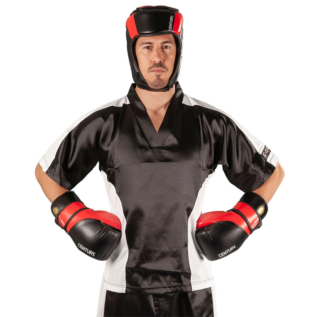 Боксерские перчатки Century Kickboxing Gloves C-GEAR Determination WAKO approved (115540-019) Red/Black 10 унций - изображение 8